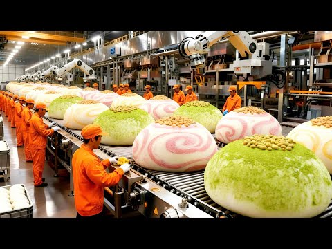 Inside a modern mochi factory — how they make millions of mochi daily is astonishing.