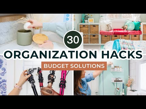 30 Home Organization Hacks to Transform Your Space This Weekend!