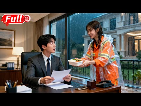 總裁深夜加班沒人關心，只有這個窮女孩冒雨送來一份熱騰騰的宵夜！總裁當場心軟淪陷，立刻將她抱回豪宅——一夜之後竟懷上三胞胎，全城轟動！ #短劇 #爽劇 #甜劇 #愛情劇 #drama #总裁