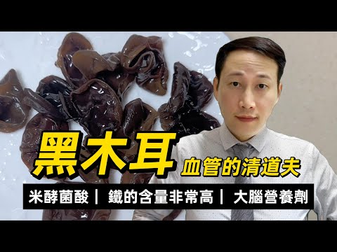 黑木耳，素中之王，不是越黑越好，膠質菌類的營養和好處，如何浸泡避免米酵菌酸的潛在傷害