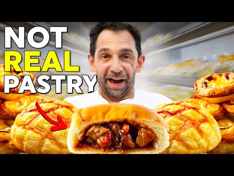 French Baker tries Chinese Bakery Buns for the First Time!