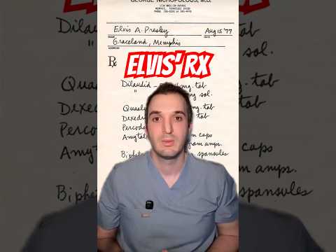 Elvis Presley’s last prescription