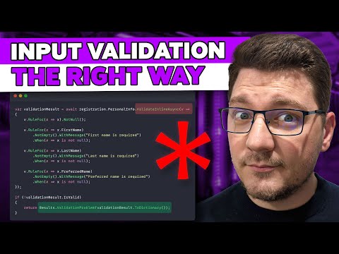 Clean Input Validation With FluentValidation in .NET