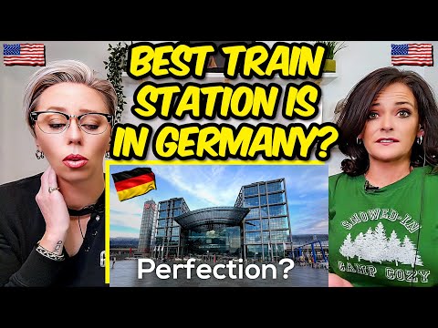American Couple Reacts: Germany Has The World's Best Train Station? FIRST TIME REACTION