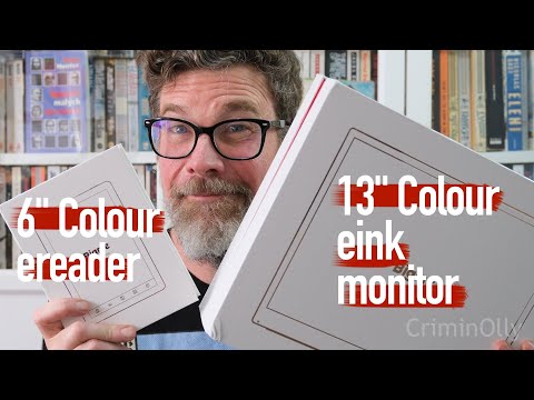 Unboxing two cool new eink devices - a 6" colour ereader and a 13" colour monitor (Bigme B6 and B13)