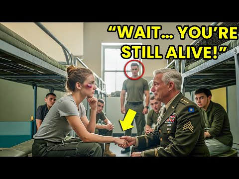 General Spotted Bruises on Female Soldier’s Face — "You’re Still Alive?" Breaks Down Crying