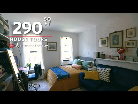 A 290-Square-Foot NYC Studio Used IKEA to Brilliantly Solve Storage Struggles | Apartment Therapy