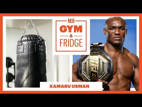 UFC Welterweight Champion Kamaru Usman's Training Routine & Diet | Gym & Fridge | Men's Health