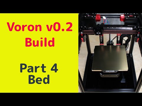 Build a Siboor Voron V0.2 - The Print Bed - Part 4