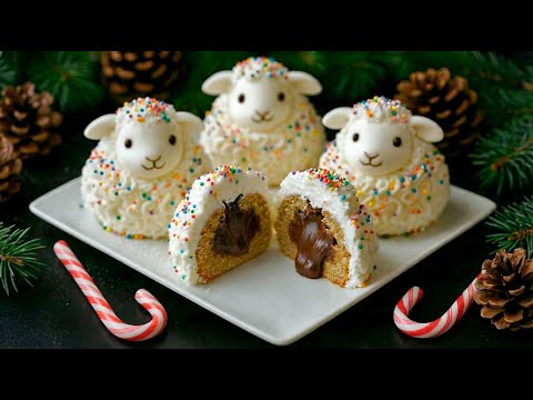 Christmas Dessert “White Lambs” in 10 Minutes! Your Guests Won’t Believe It’s No-Bake!