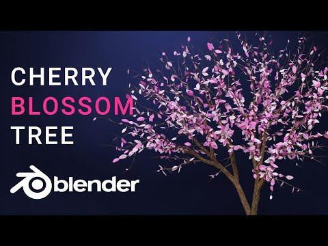 Blender Tutorial - Create a Cherry Blossom Tree in Blender 2.83