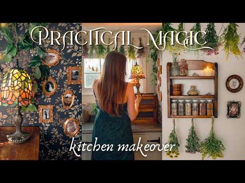 Practical Magic Kitchen Makeover π Creating My Dream Cottage Kitchen with DIYs & Thrift Finds