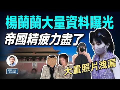 來了!楊蘭蘭大量資料被扒出,身份被鎖定!帝國也精疲力盡了(文昭談古論今20251008第1618期)