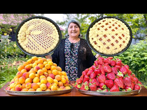 Fruit Pies - Grandma's Incredibly Easy Apricot & Strawberry Dessert Recipe!