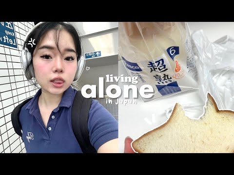 LIVING ALONE for the FIRST TIME👤: Japan uni classes, Shopping for dorm decor and etc.