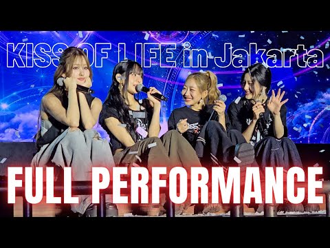 KISS OF LIFE in Jakarta - 4K FULL PERFORMANCE: 1ST WORLD TOUR KISS ROAD 20250411
