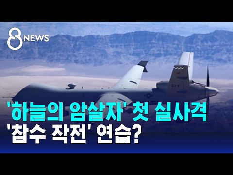 '하늘의 암살자' 첫 실사격…'참수 작전' 연습? / SBS 8뉴스