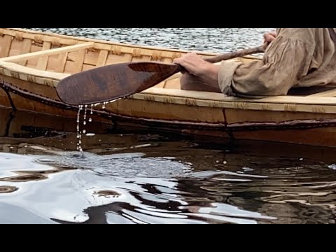 Complete Birch Bark Canoe Build, from Birch Bark, Cedar, Spruce Root, Spruce Gum to Maiden Voyage