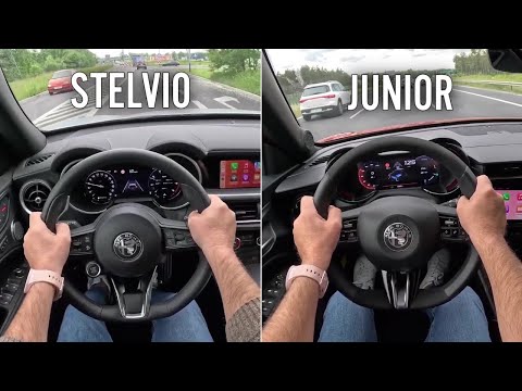 2025 Alfa Romeo Stelvio vs 2025 Alfa Romeo Junior Veloce | POV Test Drive