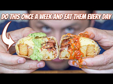 How To Meal Prep The Perfect Breakfast Burritos
