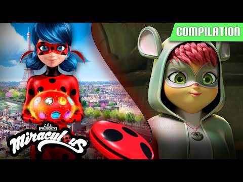 MIRACULOUS | 🐞 Compilation 🐾 FULL EPISODES ▶️ [Gabriel Agreste - Mega Leech] Season 4