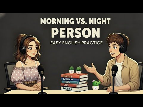 ENGLISH TALK CLASS | Talk About Morning person vs. Night Person in English