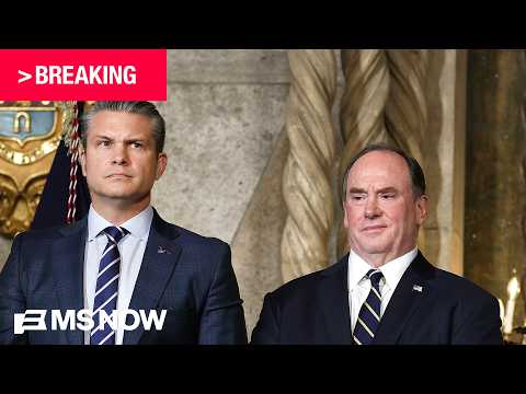 BREAKING: Navy Secretary fired DURING naval blockade in Strait of Hormuz