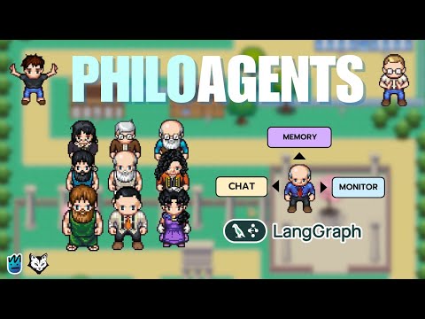 Simulating a village of AI Philosophers - PhiloAgents Episode I