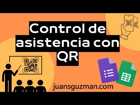Monitorear asistencia a clase con códigos QR en Google Sheets y Google Forms