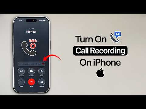 How to Turn On Call Recording on iPhone?