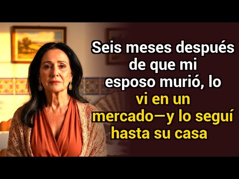 Seis meses después de que mi esposo murió, lo vi en un mercado — luego lo seguí discretamente a su
