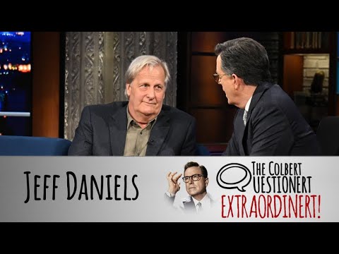 Jeff Daniels Takes The Colbert Questionert