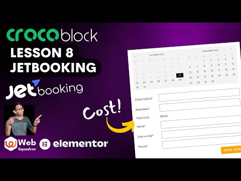 Crocoblock Lesson 8 - JetBooking - Wordpress Tutorial - Basics