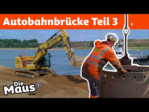 Wie baut man ein Brückenfundament? | DieMaus | WDR