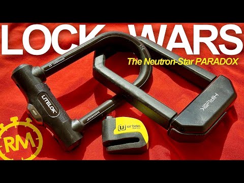 LITELOK X3 vs HIPLOK DX1000 vs The Rest - Best Motorcycle Lock Review  [QuickTest#108]