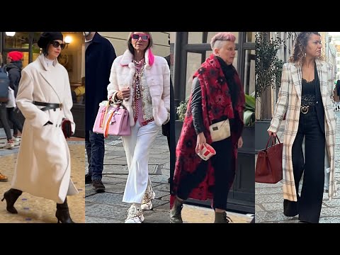 FASHIONABLE STREET OUTFITS 2024 | ITALIAN WINTER TRENDS 2024