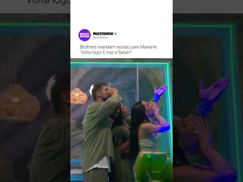Brothers mandam RECADO pra Maxiane | BBB 26 | Multishow | #Shorts