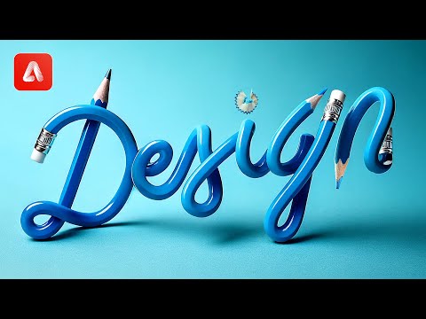 3D Text with Firefly AI Prompts