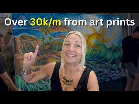 How I Make Over $30K/Month Selling Art Prints