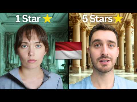 We tested 1 star vs 5 star Hotels in Indonesia