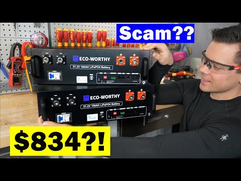 $834 Budget "Eco-Worthy" Server Rack Battery Tested!