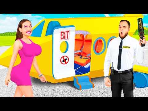 Sembunyikan Haiwan Peliharaan Anda Ke Dalam Kapal Terbang | Cabaran Gila PaRaRa Challenge