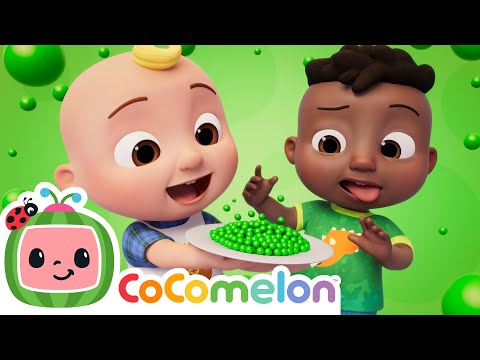 Yummy Peas Song | Fruit & Vegetables for Kids | CoComelon Nursery Rhymes & Kids Songs