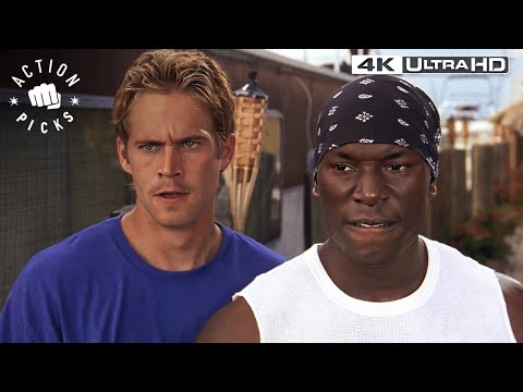 Brian And Roman Take On Verone's Men | 2 Fast 2 Furious 4K HDR