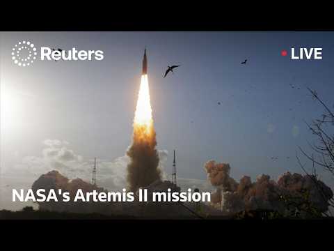 LIVE: NASA's first crewed moon mission in half century