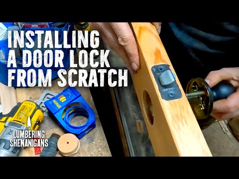 First Time Using the Irwin "Door Lock Installation Kit for Wooden Doors"