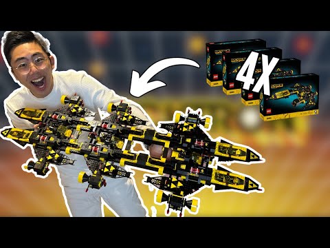 Combining FOUR LEGO Blacktron Renegades!