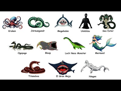 Every MYTHICAL Sea  Creature Explained in detail in 15 Minutes