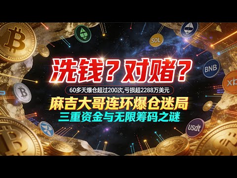 【麻吉大哥的另一面】麻吉大哥连环200多次爆仓迷局！洗钱还是豪赌？对冲？三重资金帝国大起底与无限筹码之谜 #麻吉大哥