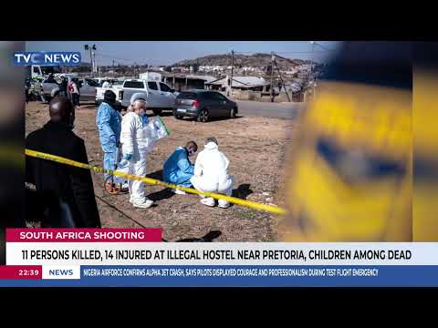 11 Persons K!lled, 14 Injured At Illegal Hostel Near Pretoria, Children Among Dead